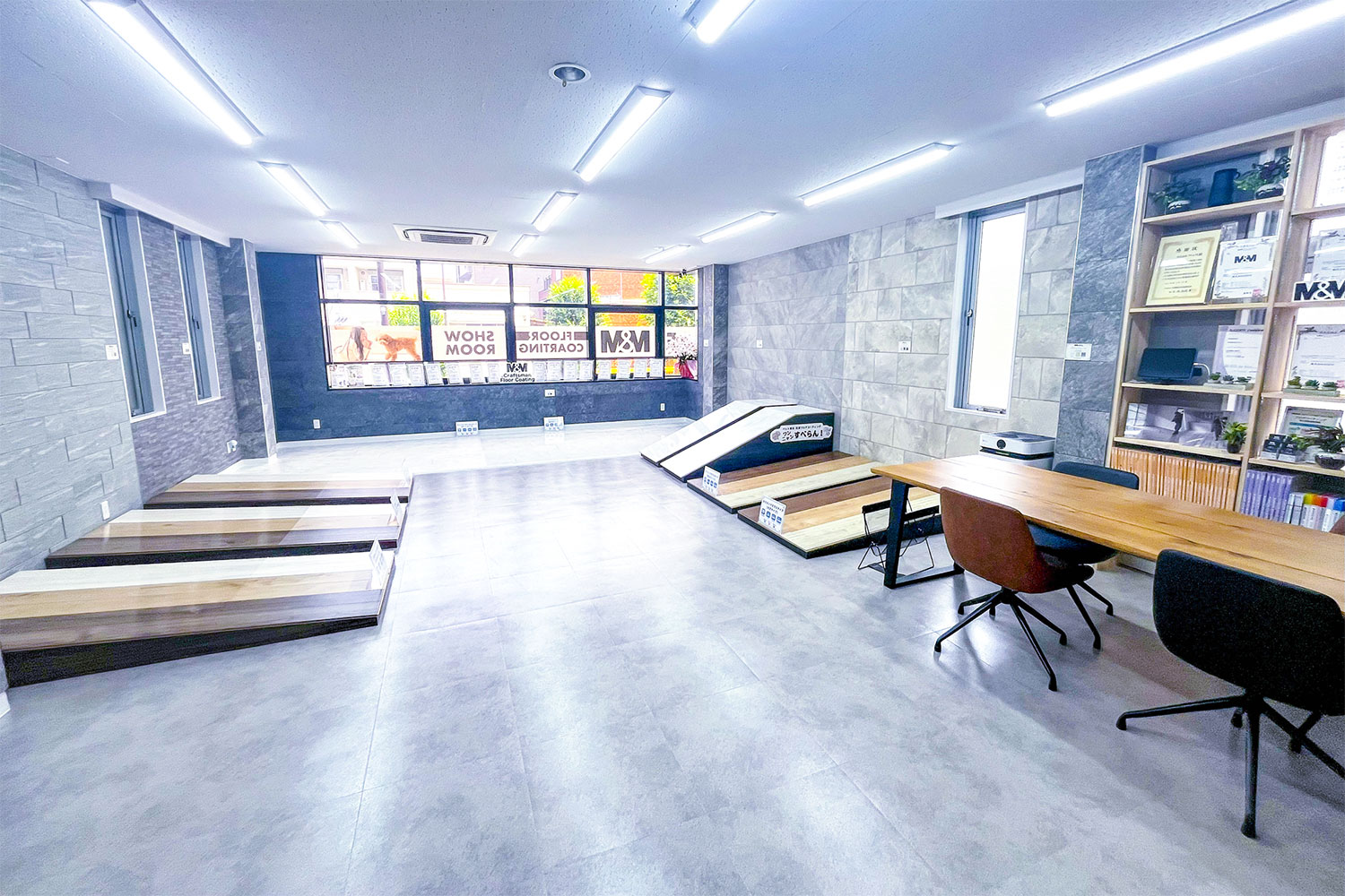 フロアコーティングショールームイメージ